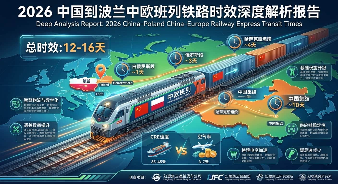 中国到波兰中欧班列需要多久？2026 最新铁路时效深度解析